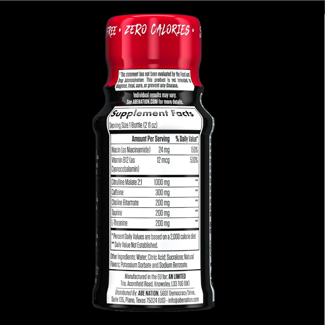 ABE EXPLOSIVE ENERGY SHOT 60ML