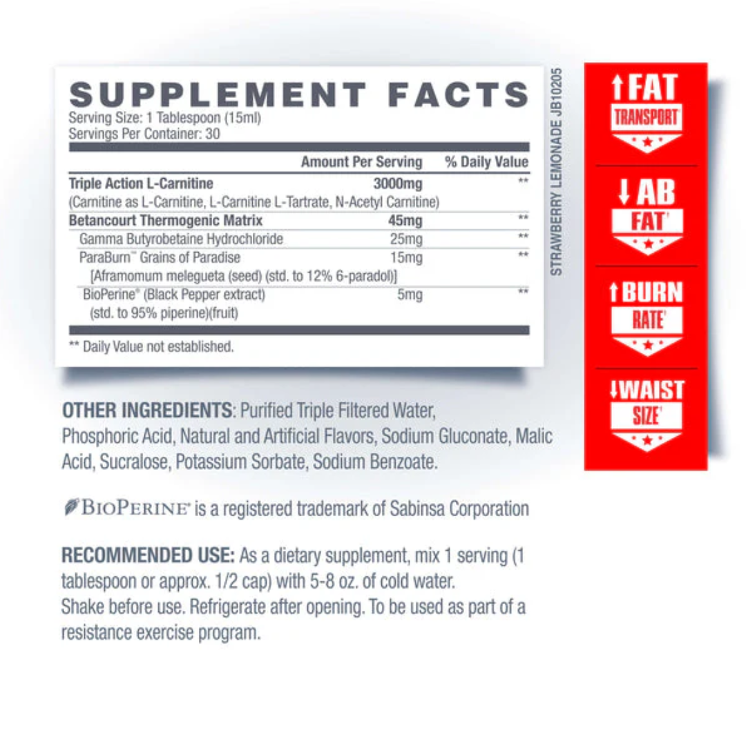 BETANCOURT L-CARNITINE PLUS 3000MG