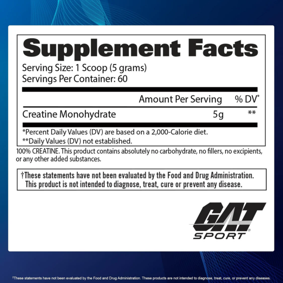 GAT CREATINE MONOHYDRATE 300 G