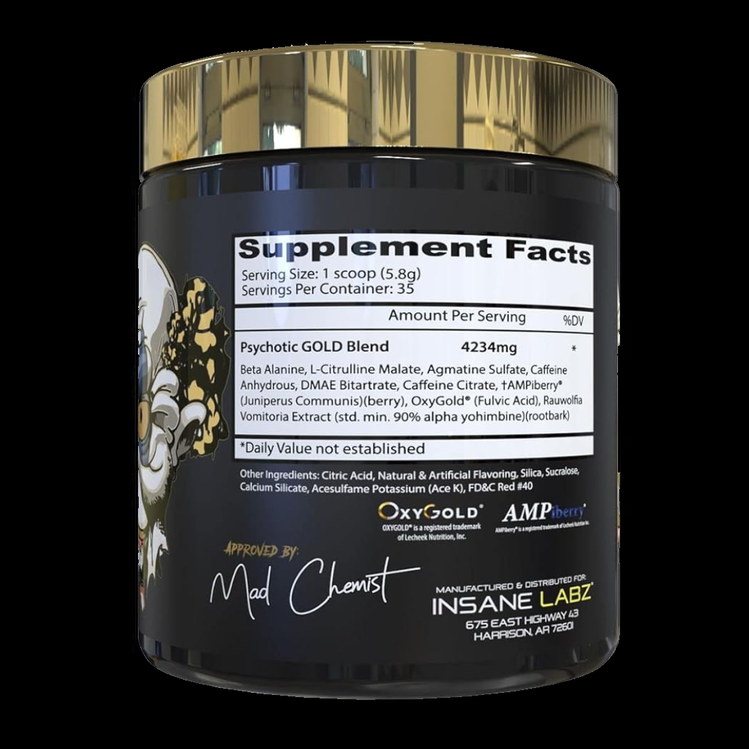 INSANE LABZ PSYCHOTIC GOLD 35 SERV