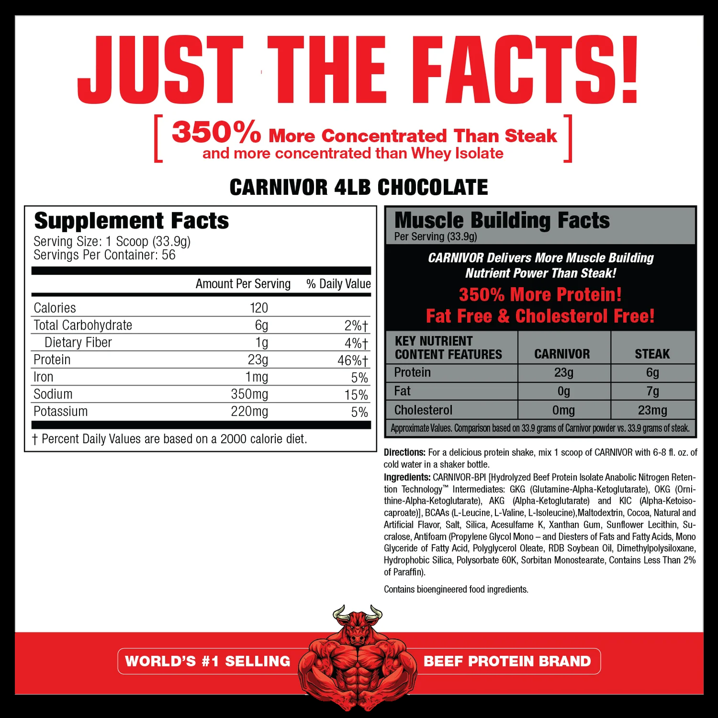 MUSCLEMEDS CARNIVOR 4.19 LB