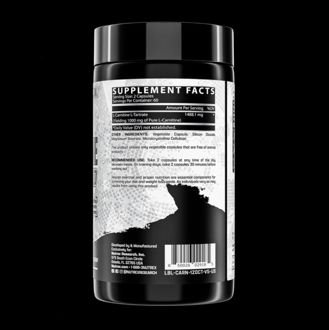 NUTREX L-CARNITINE 120 CAPS