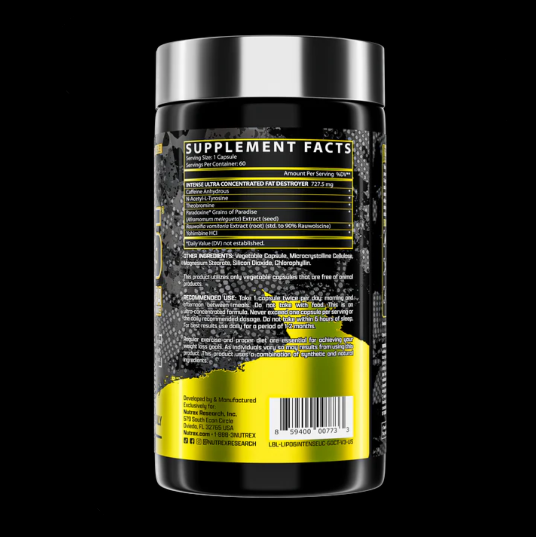 NUTREX LIPO 6 INTENSE ULTRA CONCENTRATE 60 CAPS
