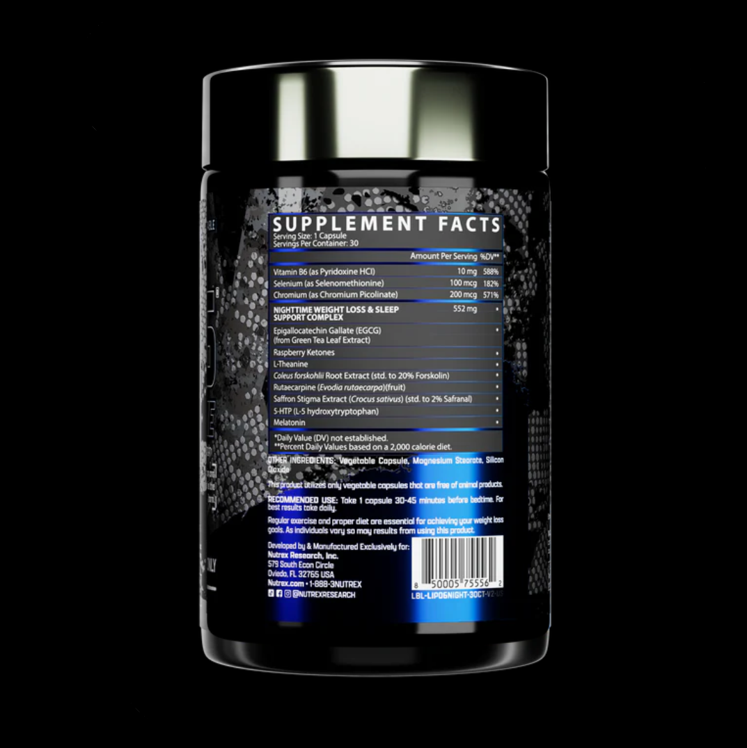 NUTREX LIPO 6 NIGHTTIME 30 CAPS