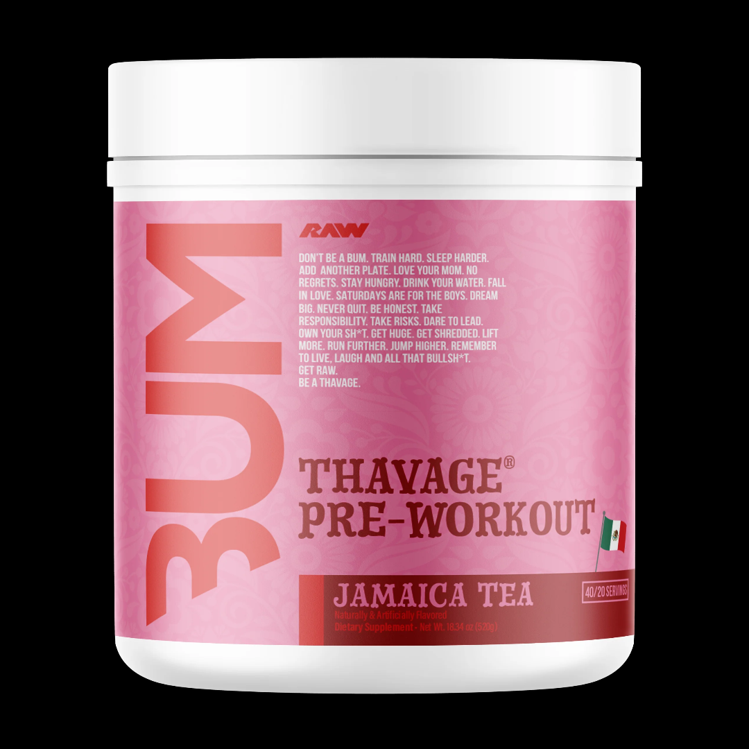 RAW THAVAGE PRE-WORKOUT 40/20 SERV