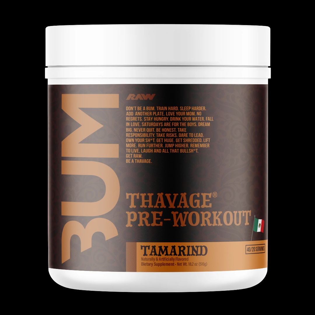 RAW THAVAGE PRE-WORKOUT 40/20 SERV