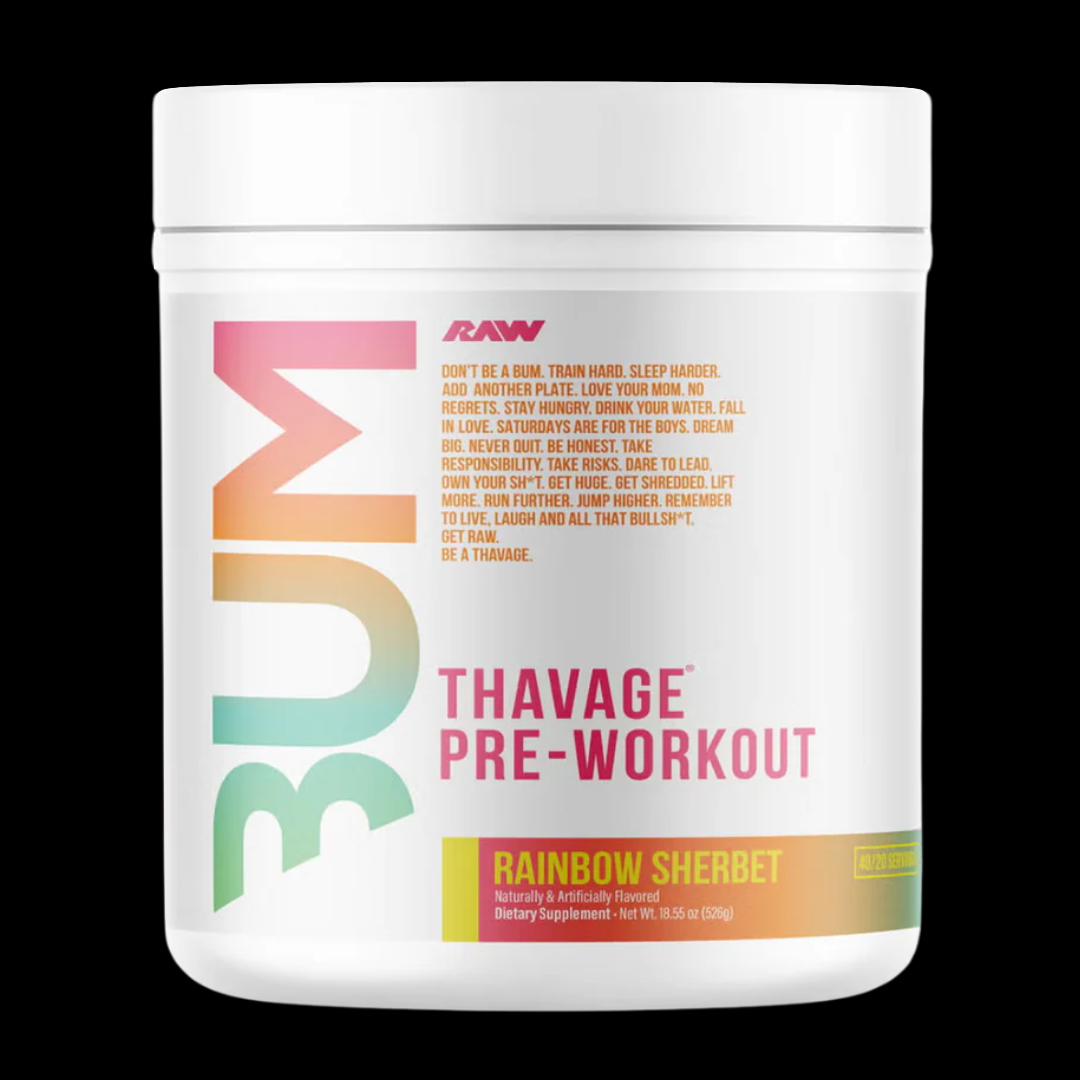 RAW THAVAGE PRE-WORKOUT 40/20 SERV