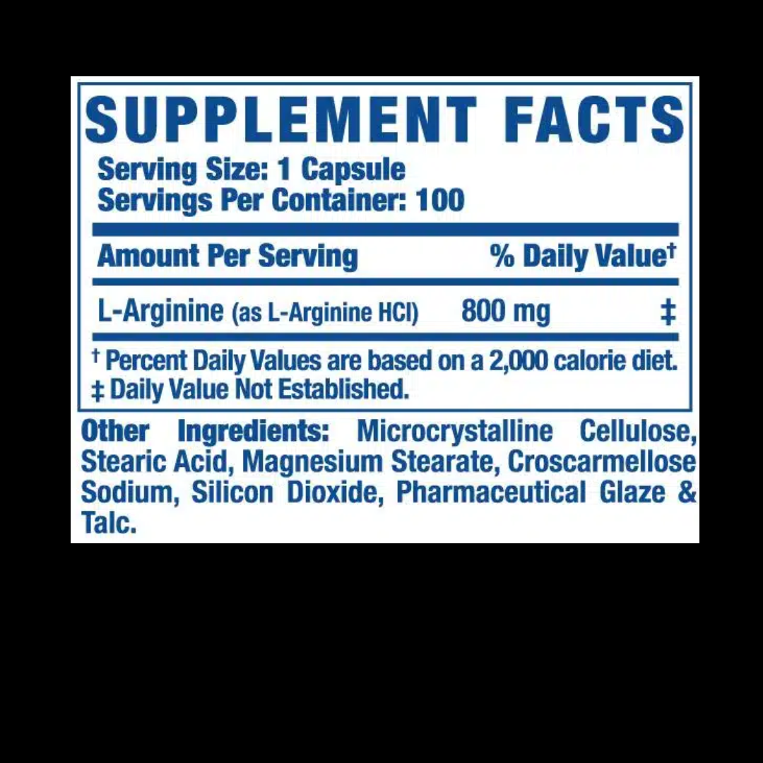 RONNIE C. L-ARGININE XS 100 CAP