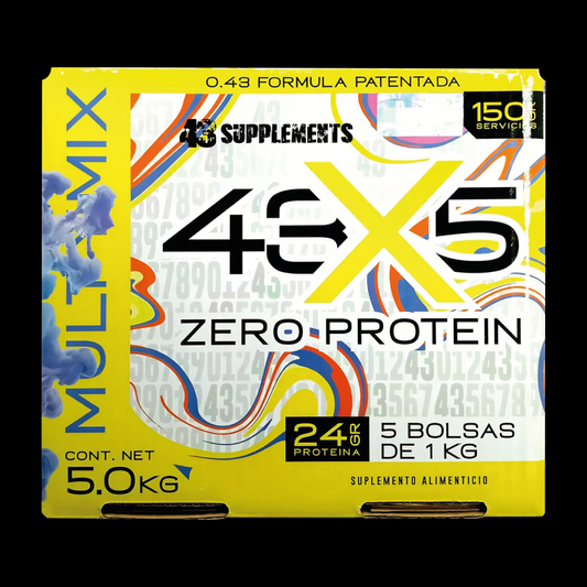 43 X 5 SABORES ZERO PROTEIN 155 SERV 5 KG