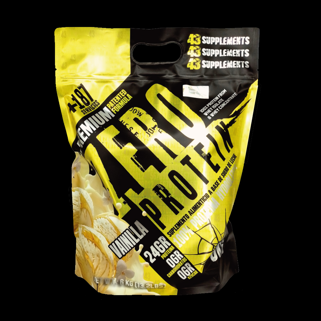 43 ZERO PROTEIN 187 SERVS 6 KG