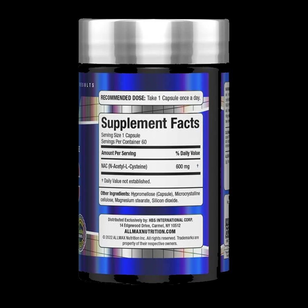 ALLMAX NAC 600MG 60 CAP