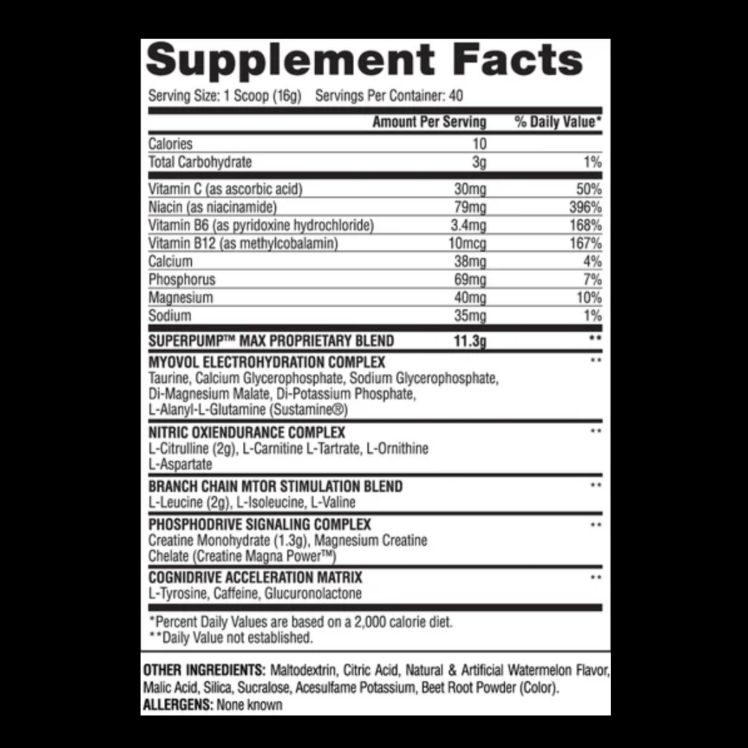 GASPARI SUPERPUMP MAX 40 SERV