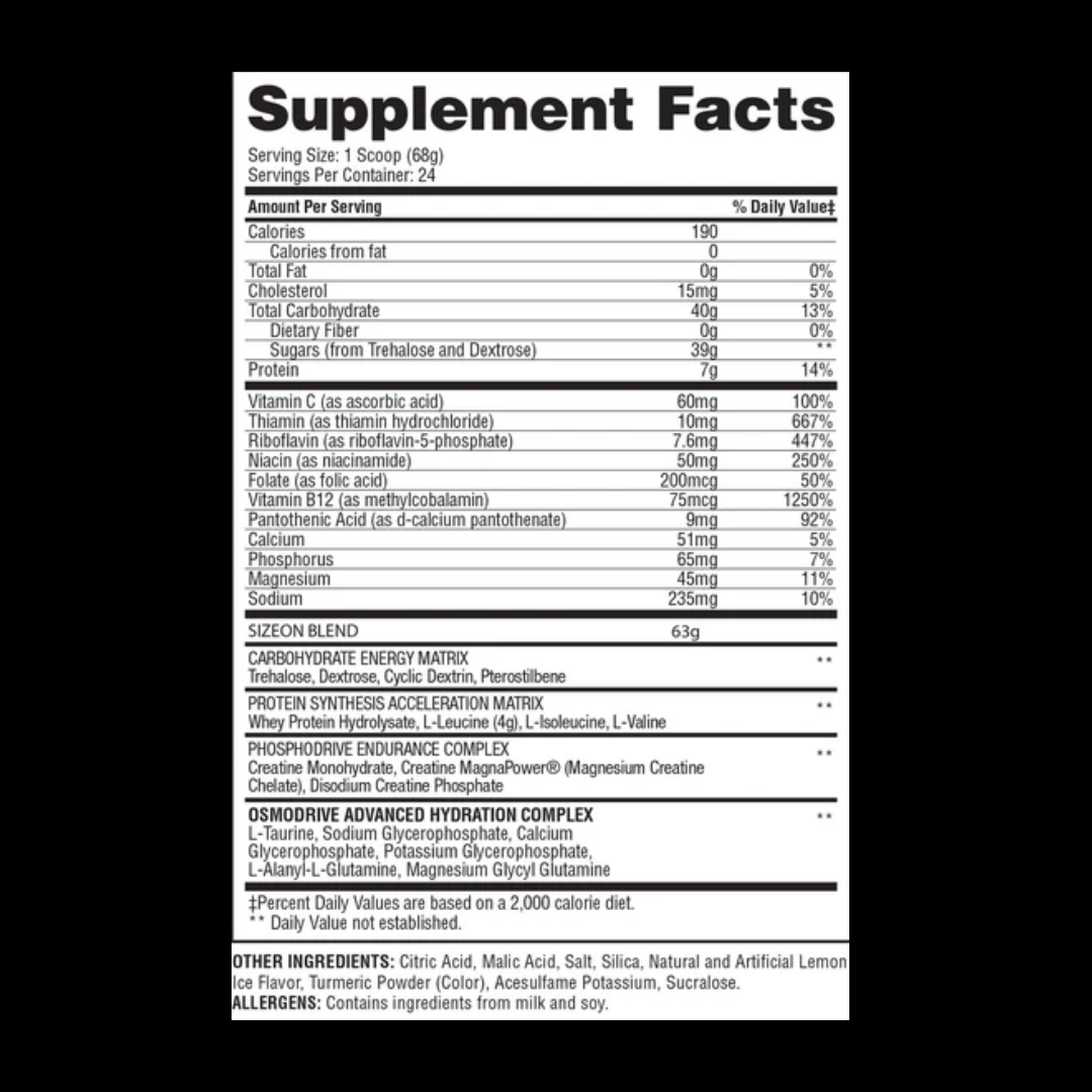 GASPARI SIZEON MAX 3.59LBS