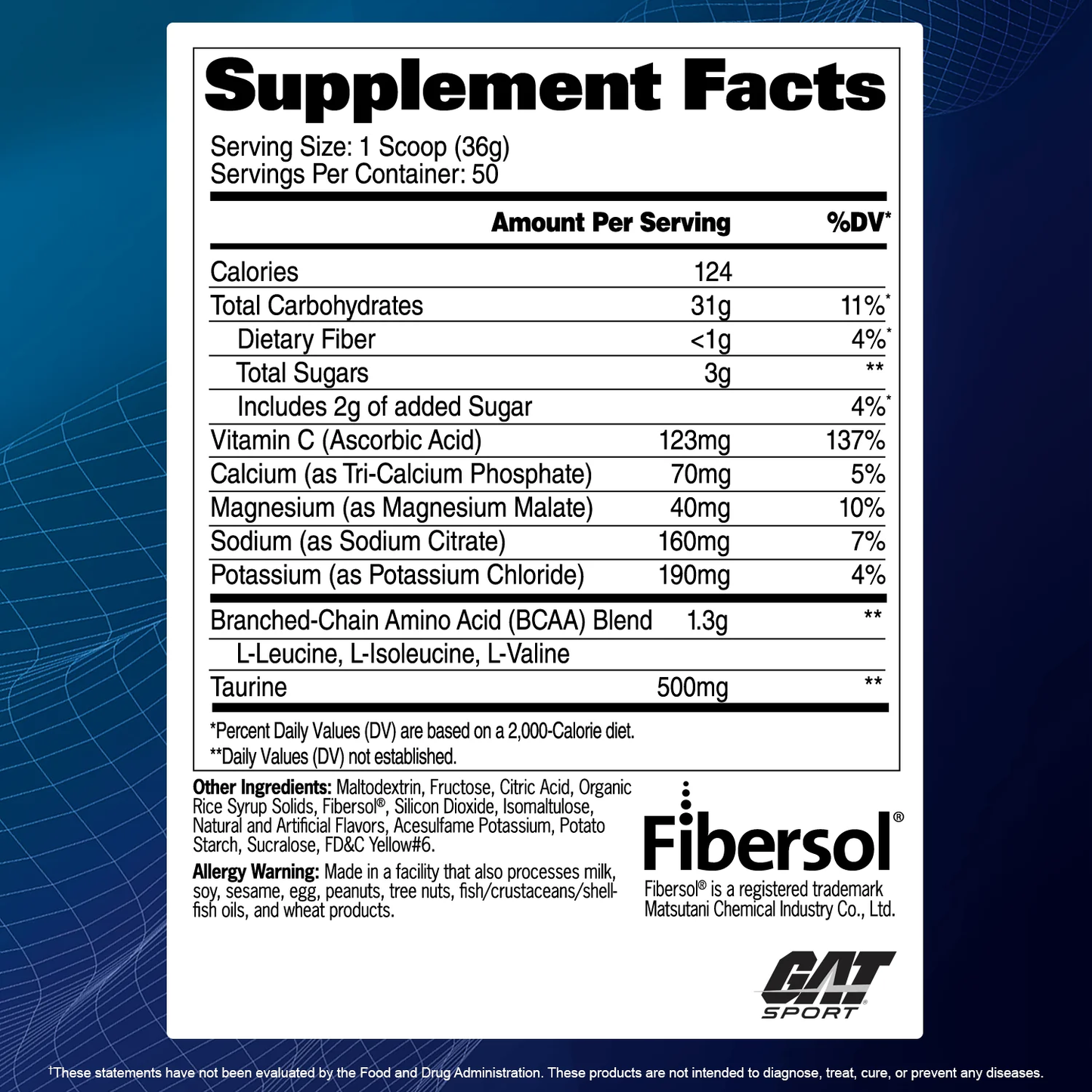 GAT CARBOTEIN 50 SERV