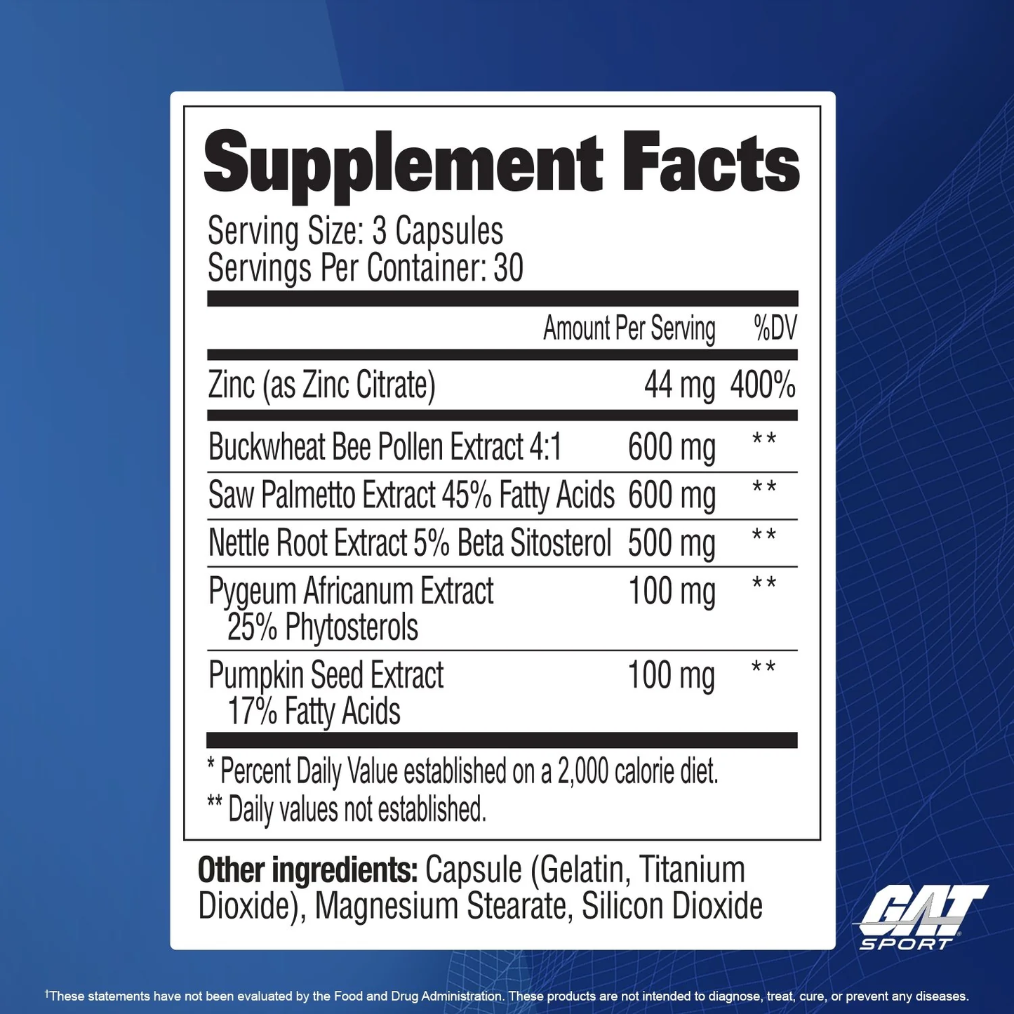 GAT TESTROL PROSTATE 90 CAPS