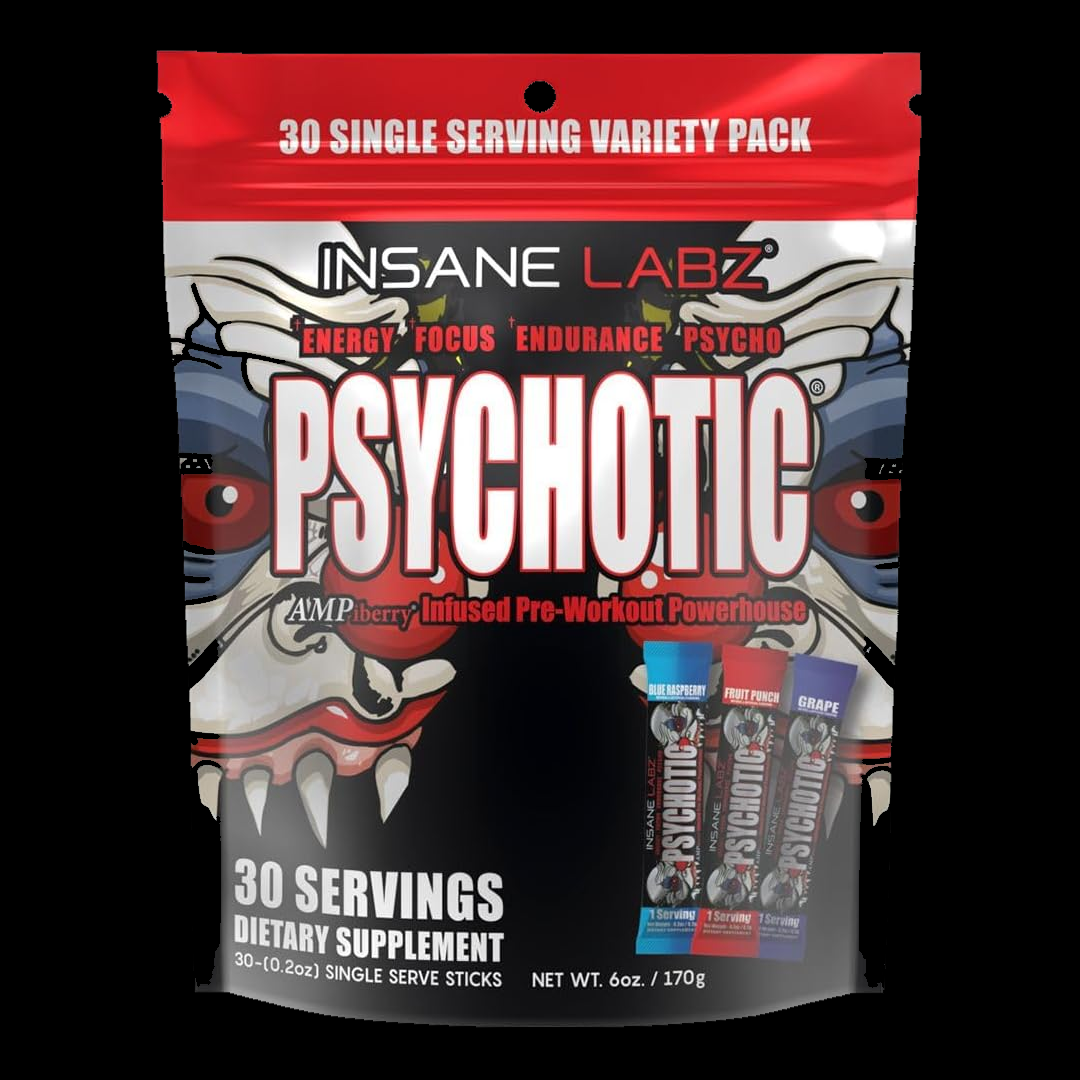 INSANE LABZ PSYCHOTIC 30 SERV STICKS VARIETY BAG FLAVORS