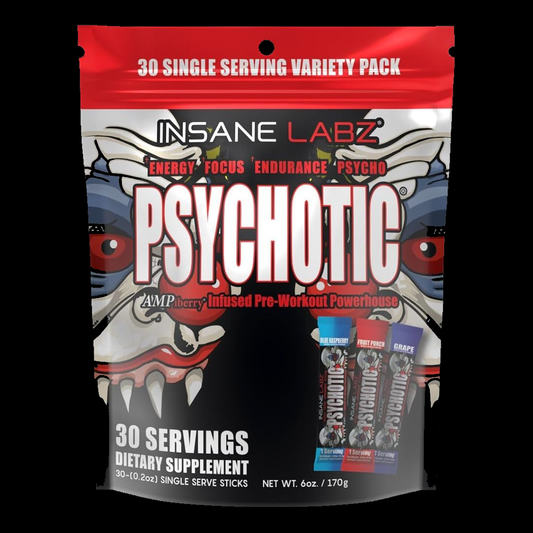 INSANE LABZ PSYCHOTIC 30 SERV STICKS VARIETY BAG FLAVORS