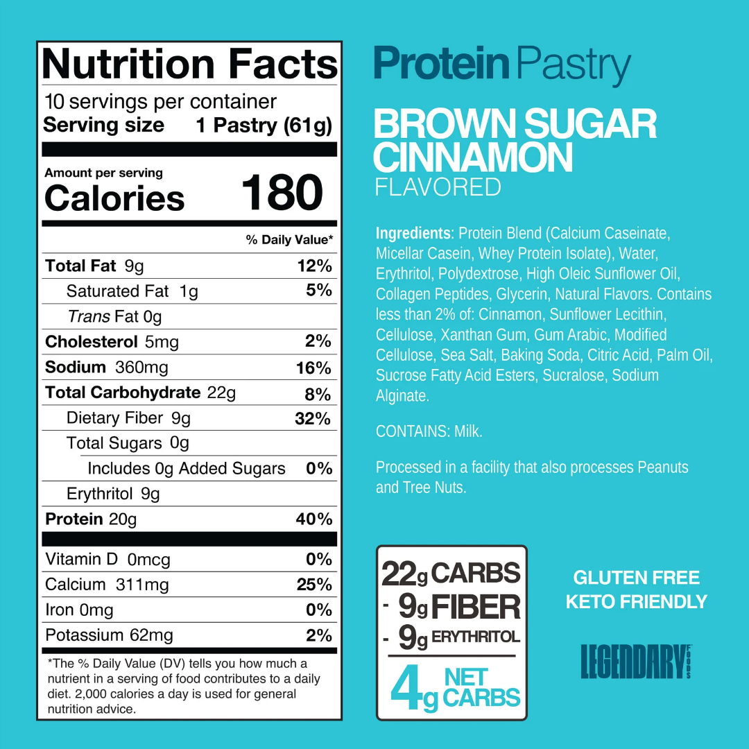 LEGENDARY TASTY PROTEIN PASTRY