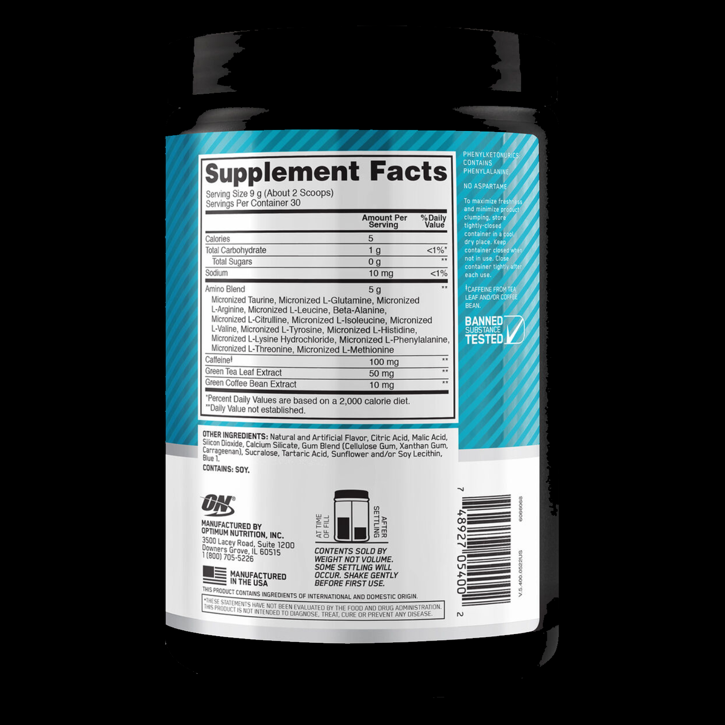 ON AMINO ENERGY 30 SERV