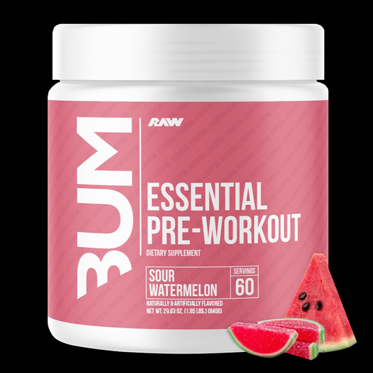 RAW ESSENTIAL PRE-WORKOUT 60 SERV