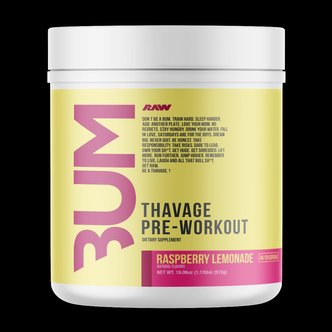 RAW THAVAGE PRE-WORKOUT 40/20 SERV