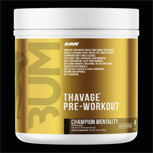 RAW THAVAGE PRE-WORKOUT 40/20 SERV