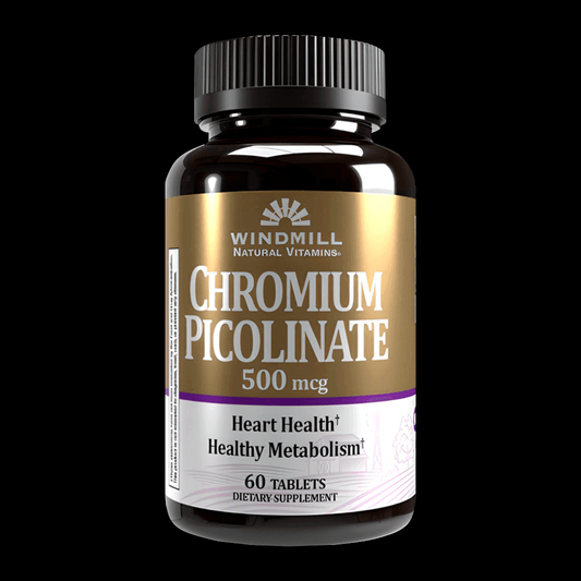 WINDMILL CHROMIUM PICOLINATE 500MCG 60TB